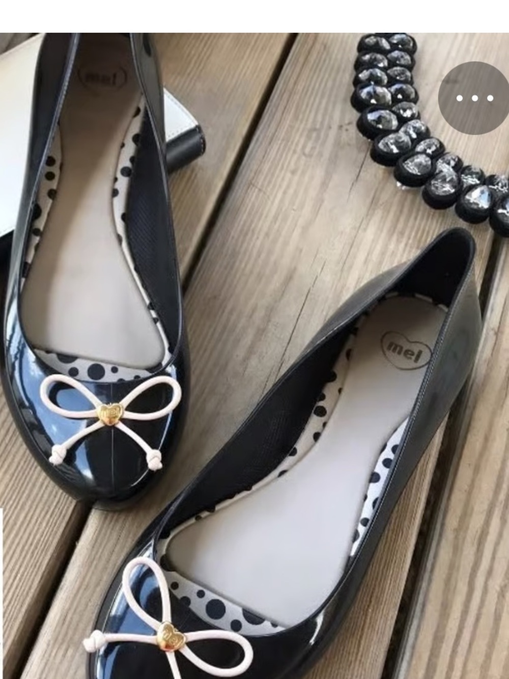 MEL by Melissa Ultragirl Black Jelly Ballet Flat Shoes. Size 9 MSRP $79.00